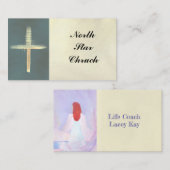 Star Christelijk Light Cross visitekaartje (Voorkant / Achterkant)