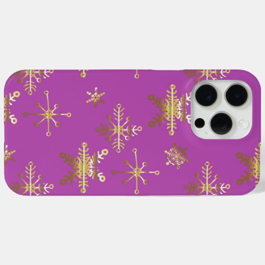 Star Christmas Pink  Case-Mate iPhone Case (Achterkant (horizontaal))