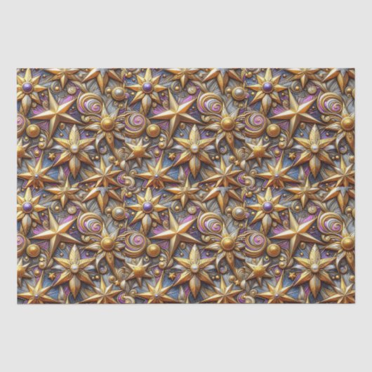 ~ Star Christmas Wrapping ~ Tissuepapier (Voorkant)