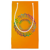 Star Circle, gekleurd met I + uw rug. en ideeën Klein Cadeauzakje (Voorkant)