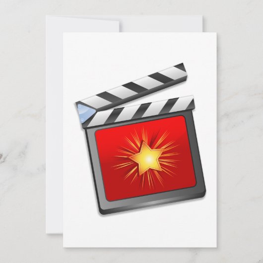 Star Clapper Board Kaart (Voorkant)