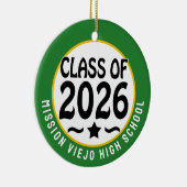 Star Class of 2026 Foto Afstuderen Keramisch Ornament (Rechts)