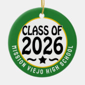 Star Class of 2026 Foto Afstuderen Keramisch Ornament (Voorkant)