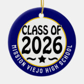 Star Class of 2026 Foto Afstuderen Keramisch Ornament (Voorkant)