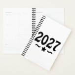 Star Class of 2027 Graduation Planner<br><div class="desc">* CONGRATS TO THE GRAD! * * Customize this day / week planner for the graduate weeks to come! * With colorful stickers, 60 pages and 12 months long. * Two size options to choose from (soft or hard cover). * Add text to the cover (and / or to the...</div>