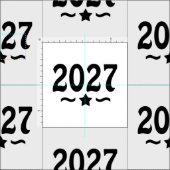 Star Class of 2027 Graduation Stof (Delen)