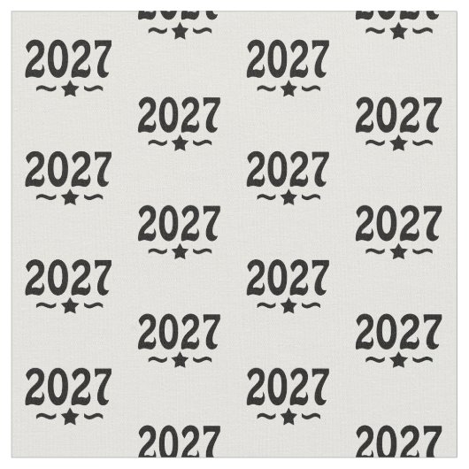 Star Class of 2027 Graduation Stof (Close Up)