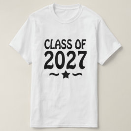 Star Class of 2027 Graduation T-shirt