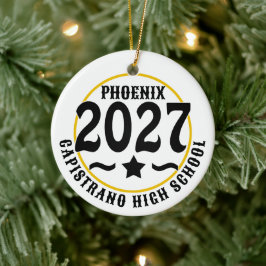 Star Class of 2027 Photo Graduation Keramisch Ornament