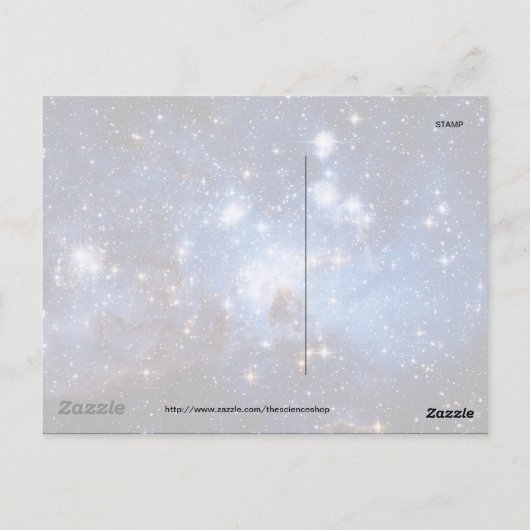 Star Cloud Briefkaart (Achterkant)