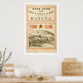 Star Club Baseball 1867 Poster (Keuken)