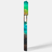 Star Cluster Aqua Om Symbol Case-Mate iPhone Case (Achterkant / Rechts)