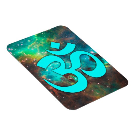 Star Cluster Aqua Om Symbol Magneet (Rechterzijde)