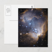 Star Cluster N90 Hubble Space Briefkaart (Voorkant / Achterkant)