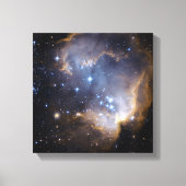 Star Cluster N90 Hubble Space Canvas Afdruk (Voorkant)