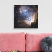 Star Cluster N90 Hubble Space Canvas Afdruk (Insitu (Woonkamer))