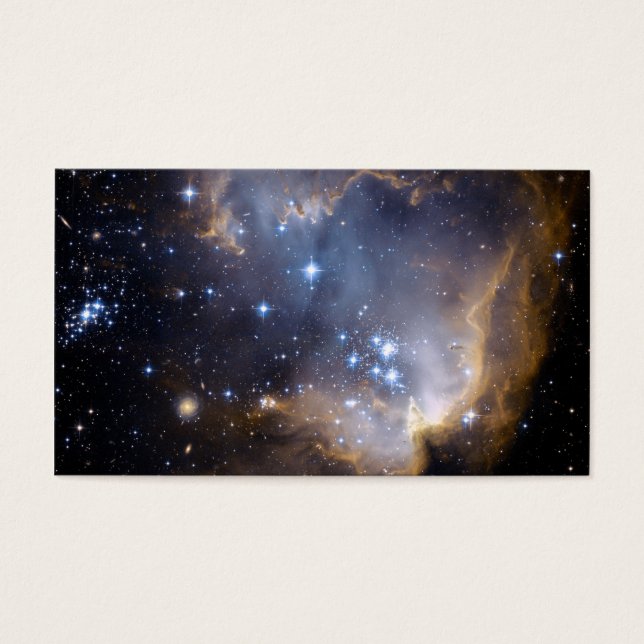 Star Cluster N90 Hubble Space Visitekaartjes (Voorkant)