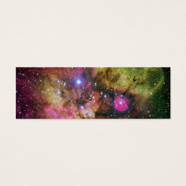 Star Cluster Nebula Mini Visitekaartjes (Voorkant)