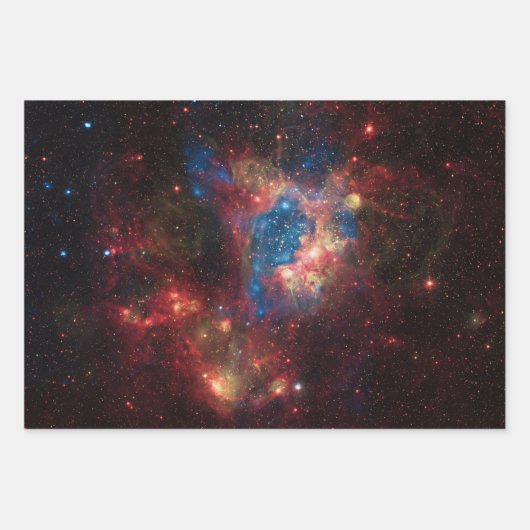 Star Cluster NGC 1929 Inpakpapier Vel (Voorkant)
