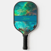 Star Cluster NGC 2074 in Cosmic Cloud Jouw naam Pickleball Paddle (Achterkant)