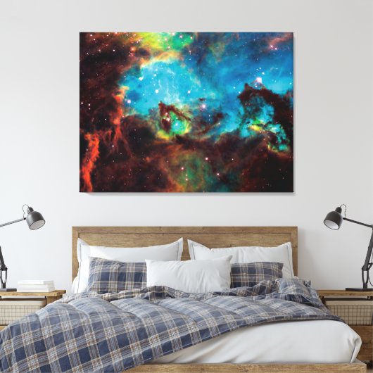 Star Cluster NGC 2074 Tarantula Nebula Space Photo Canvas Afdruk (Insitu (Slaapkamer))