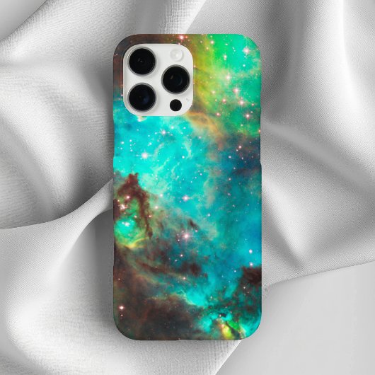 Star Cluster NGC 2074 Turquoise Space Photo Case-Mate iPhone Case