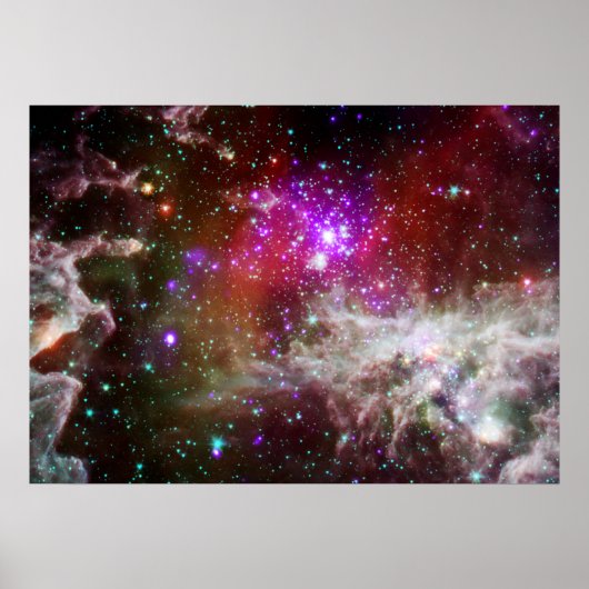 Star Cluster NGC 281 Pacman Nebula Poster (Voorkant)
