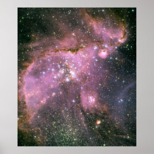 Star Cluster NGC 346. Poster