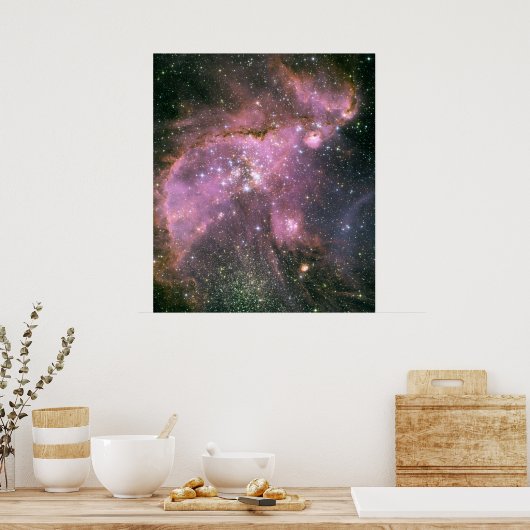 Star Cluster NGC 346. Poster (Keuken)