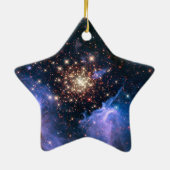 Star Cluster NGC 3603 (Hubble) Keramisch Ornament (Achterkant)