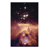 Star Cluster Pismis 24 in Emission Nebula NGC 6357 Foto Afdruk (Voorkant)