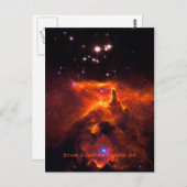 Star Cluster Pismis 24, kern van NGC 6357 Briefkaart (Voorkant / Achterkant)