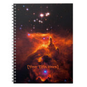 Star Cluster Pismis 24, kern van NGC 6357 Notitieboek (Voorkant)