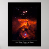 Star Cluster Pismis 24, kern van NGC 6357 Poster (Voorkant)