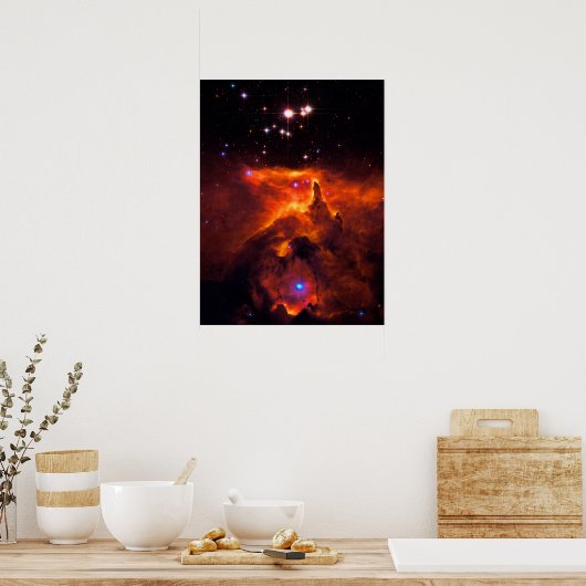 Star Cluster Pismis 24 — schoonheid in ruimte Poster (Keuken)