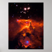 Star Cluster Pismis 24 — schoonheid in ruimte Poster (Voorkant)