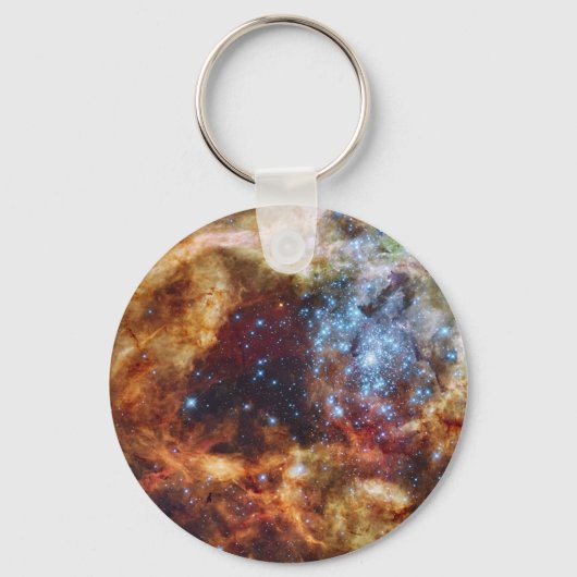 Star Cluster R136 blaast Tarantula Nebula uit Sleutelhanger (Voorkant)