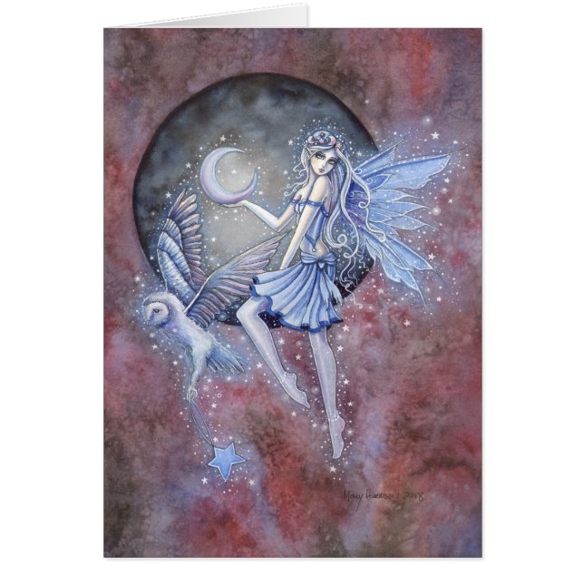 Star Collectors Fairy and Owl Fantasy Art (Voorkant)