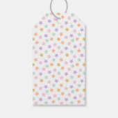 Star Confetti (pastel) Cadeaulabel (Voorkant)