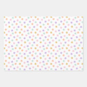 Star Confetti (pastel) Inpakpapier Vel (Voorkant 3)