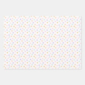 Star Confetti (pastel) Inpakpapier Vel (Voorkant)