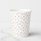 Star Confetti (pastel) Papieren Bekers (Rechts)