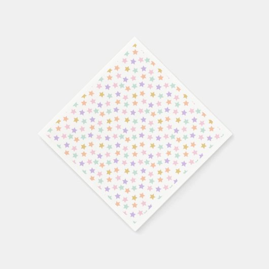 Star Confetti (pastel) Servet (Hoek)