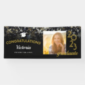 Star Confetti Photo Graduation Spandoek (Horizontaal)