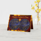 Star Constellation Father's Day Kaart (Gele Bloem)