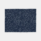 Star Constellations Blanket Fleece Deken (Voorkant (Horizontaal))