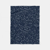 Star Constellations Blanket Fleece Deken (Voorkant)