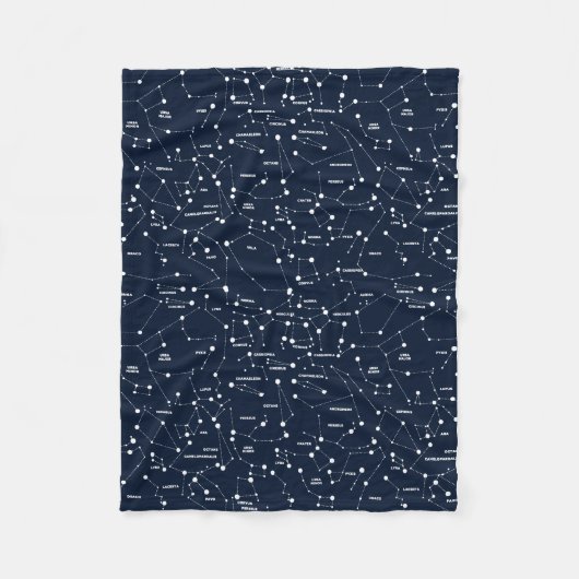 Star Constellations Blanket Fleece Deken (Voorkant)
