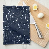 Star Constellations Kitchen Towel Theedoek (Quarter Fold)