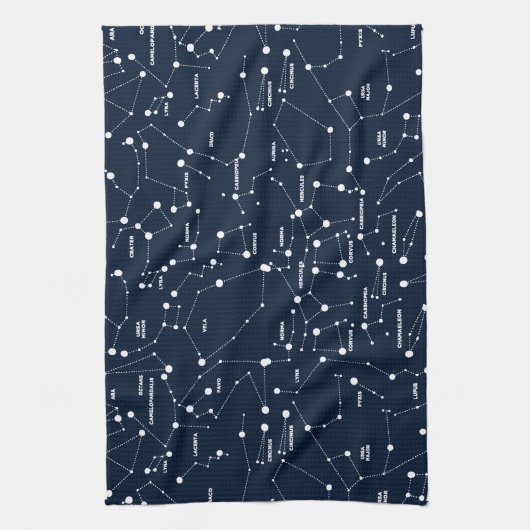 Star Constellations Kitchen Towel Theedoek (Verticaal)